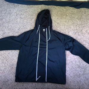 Navy Independent Windbreaker